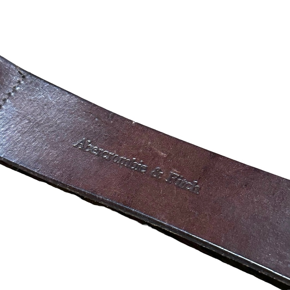 Vintage Abercrombie & Fitch Leather Brown Boho Belt O-RING 34-36 Medium - Picture 5 of 10